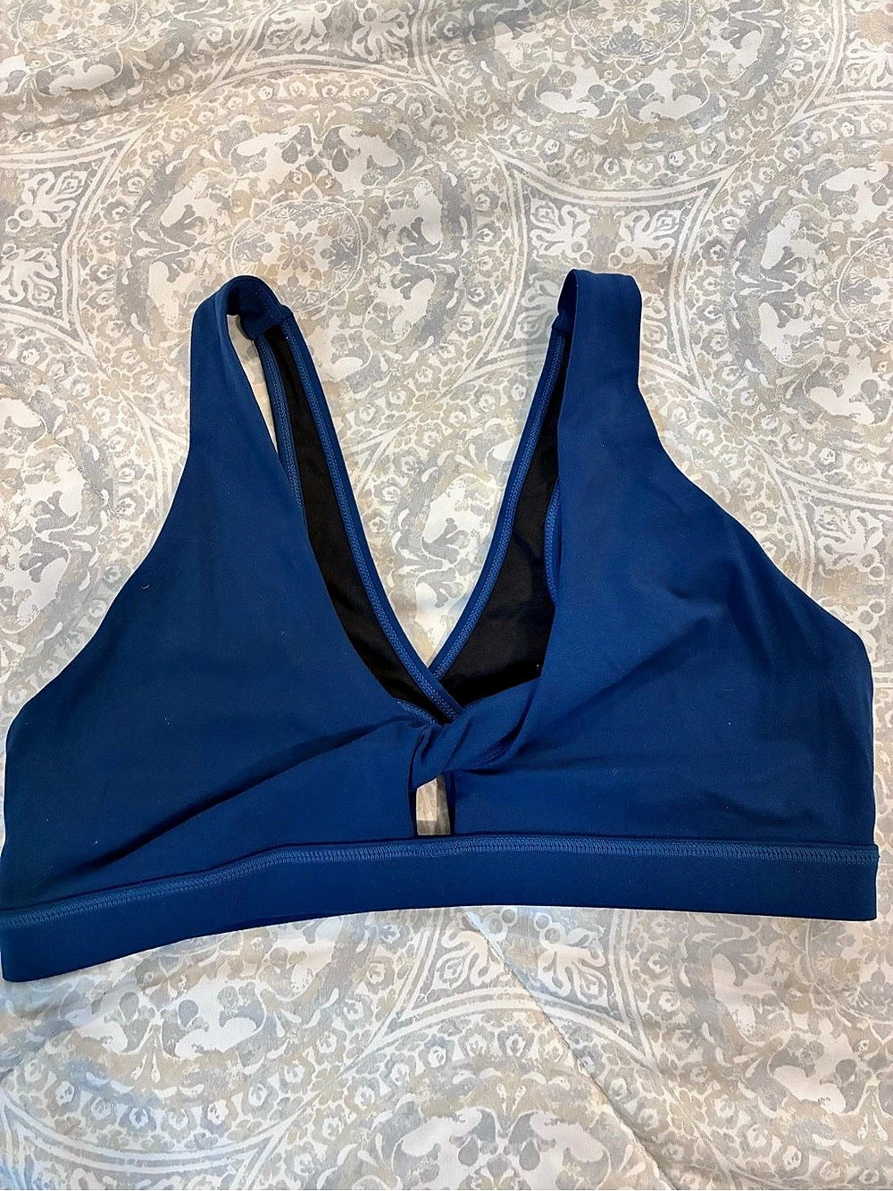 Tavi Noir Sports Bra in Blue Size XL